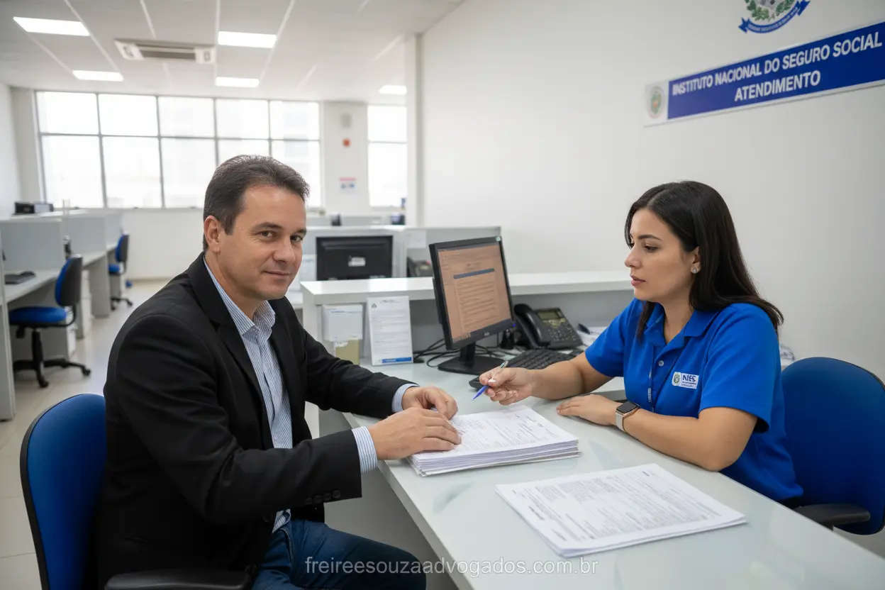 Pessoa solicitando BPC LOAS no INSS