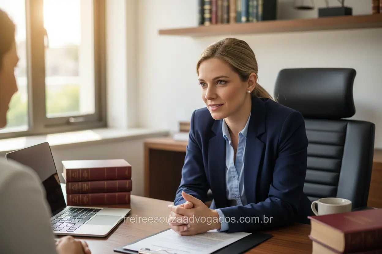 Advogada especialista em benefício negado INSS orientando cliente